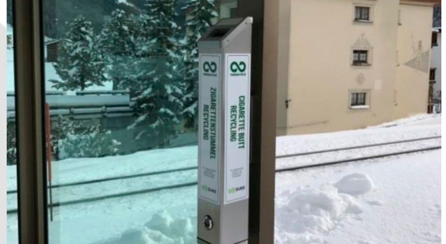 Davos, sede Foro Económico Mundial, es primera ciudad suiza reciclar colillas tabaco